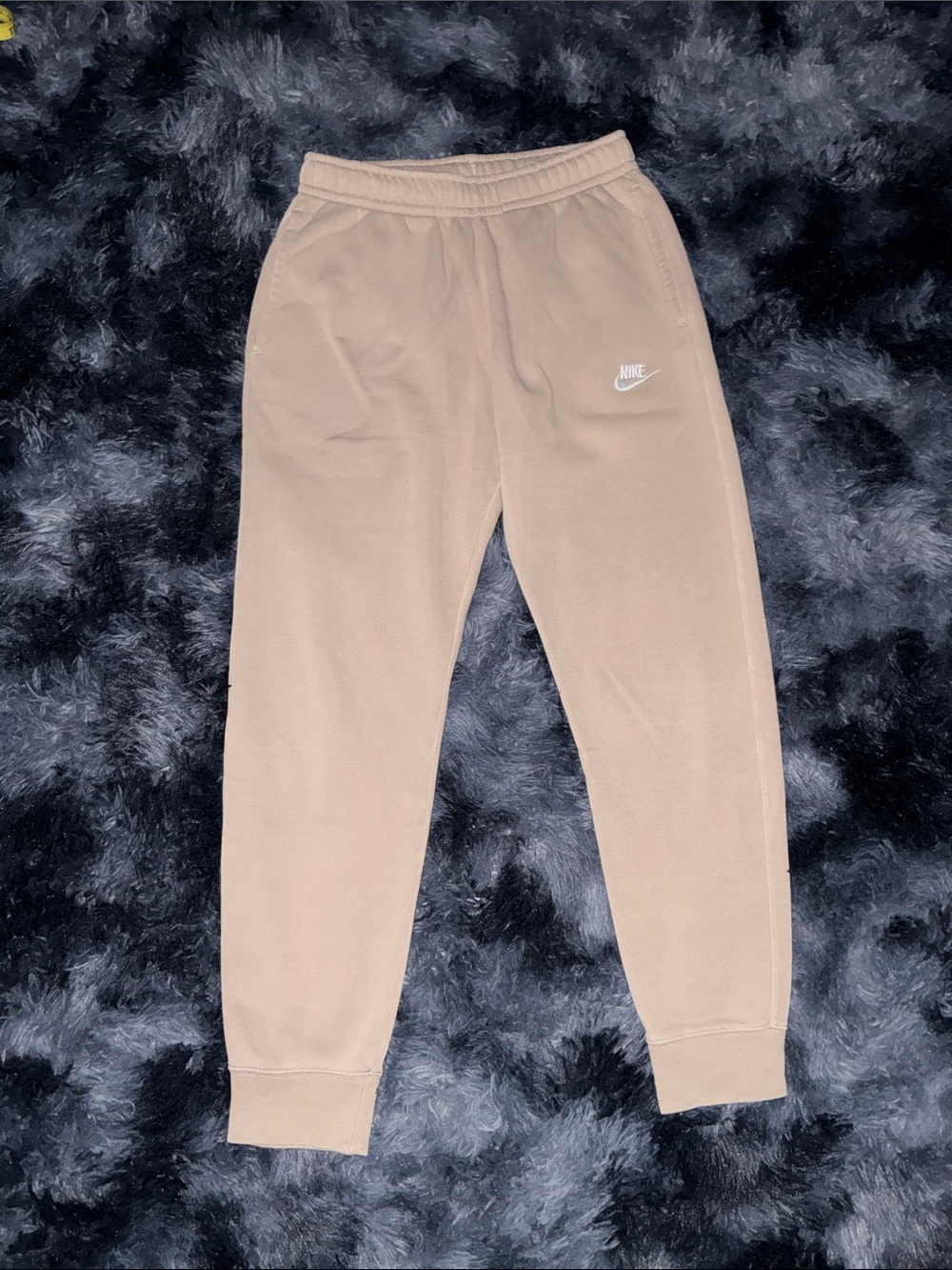 Nike Tan Fleece Joggers size men’s small